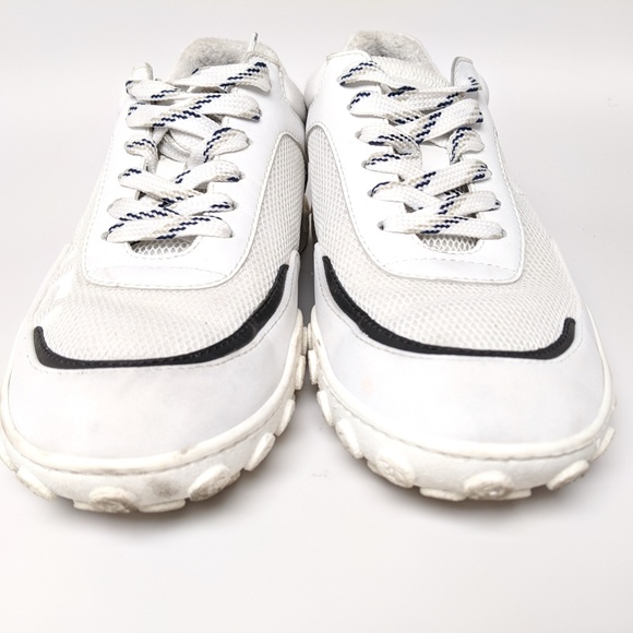 SOLD Chanel White Lycra Mesh Sneakers - Picture 2 of 8